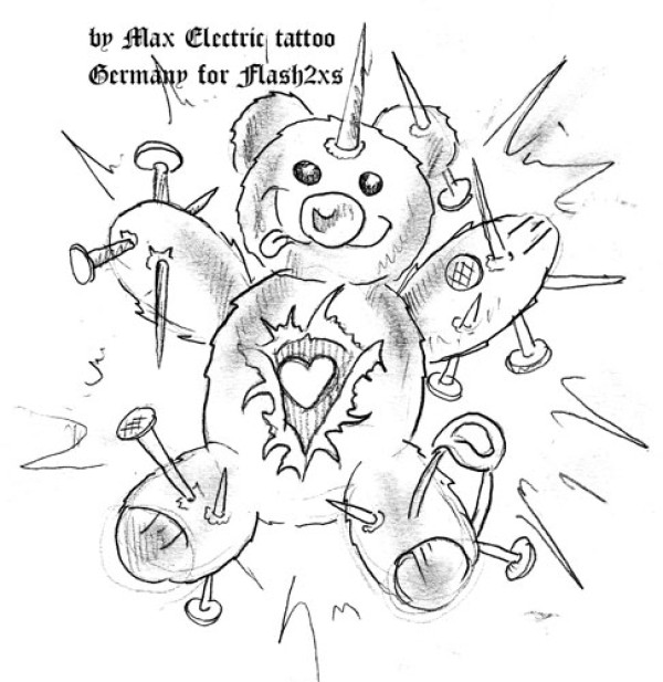 《欧美纹身手稿大全》高清扫描版 Flash tattoo （四）