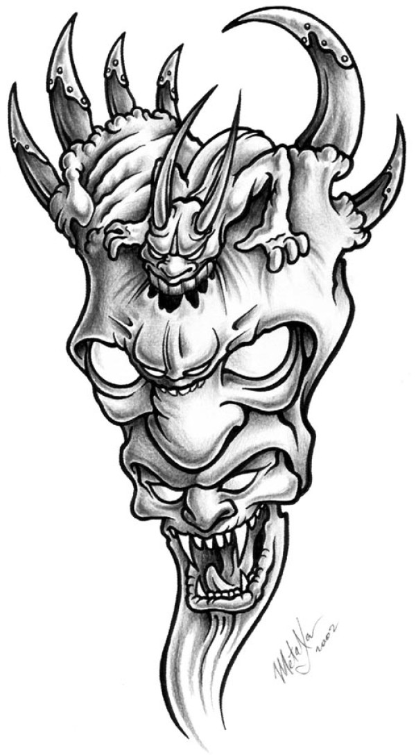 《欧美纹身手稿大全》高清扫描版 Macabre tattoo （一）
