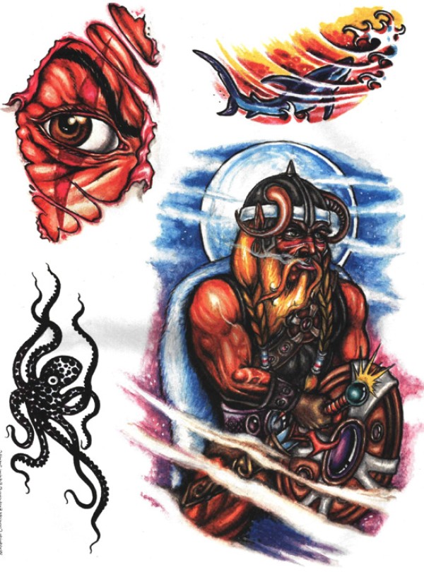 《欧美纹身手稿大全》高清扫描版Tattoo Designs（十四）