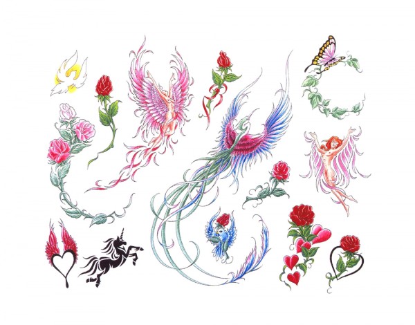 《欧美纹身手稿大全》高清扫描版Tattoo Designs（二十三）