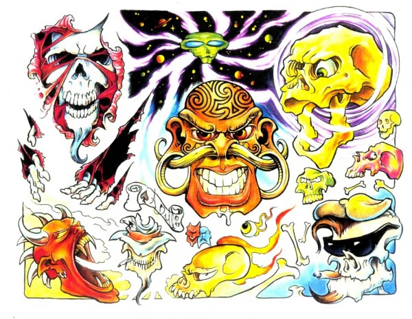 《欧美纹身手稿大全》高清扫描版Tattoo Designs（三十一）