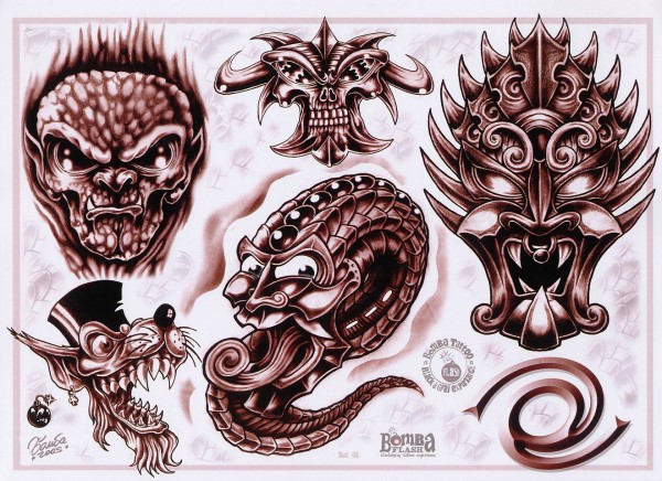 《欧美纹身手稿大全》高清扫描版Tattoo Designs（三十一）