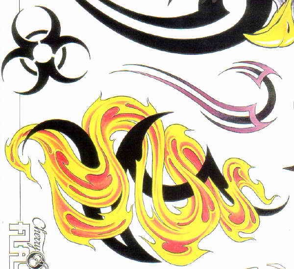 《欧美纹身手稿大全》Tattoo Designs 简单图腾系列（十五）