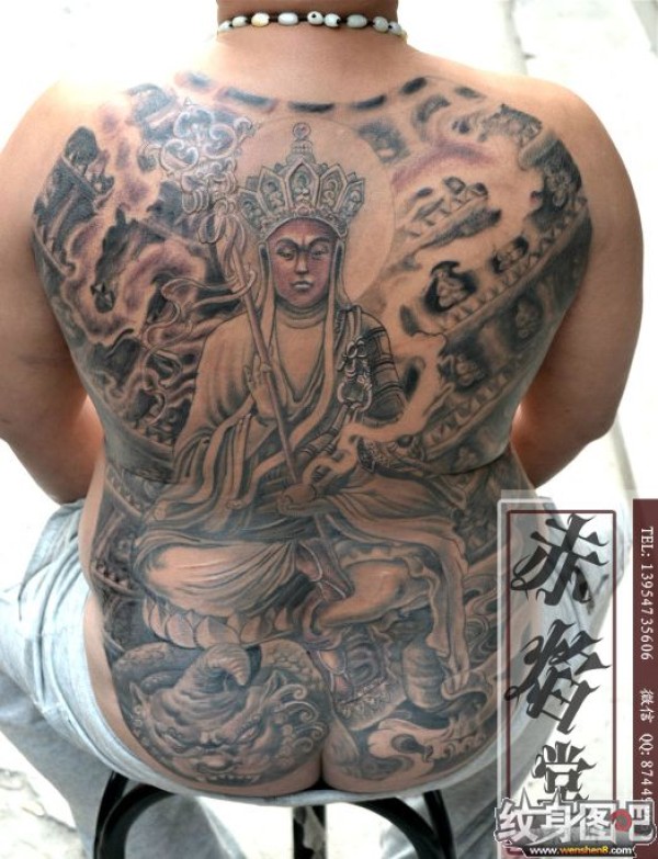 满背纹身 大型纹身
