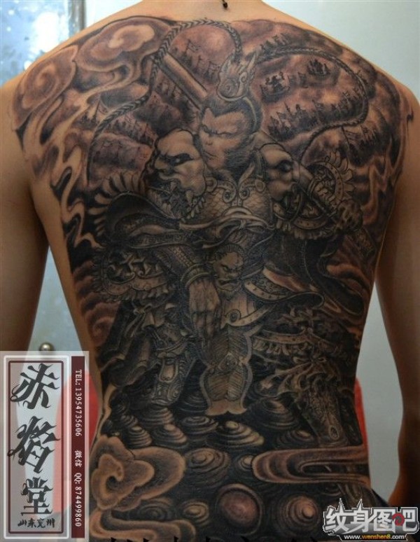 满背纹身 大型纹身