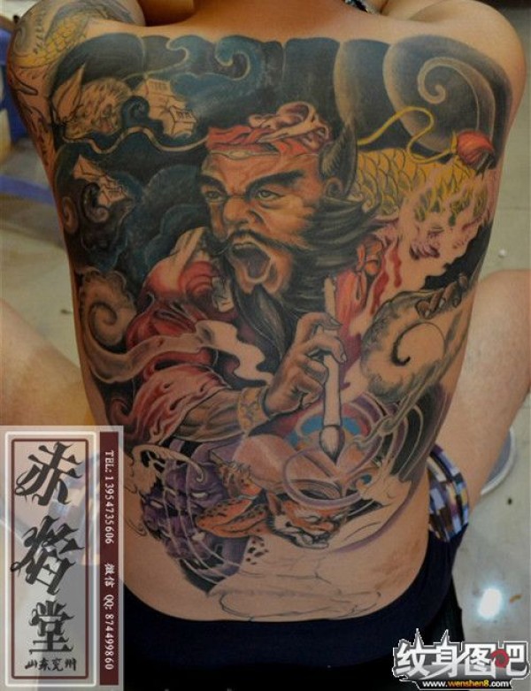 泰安纹身 满背纹身
