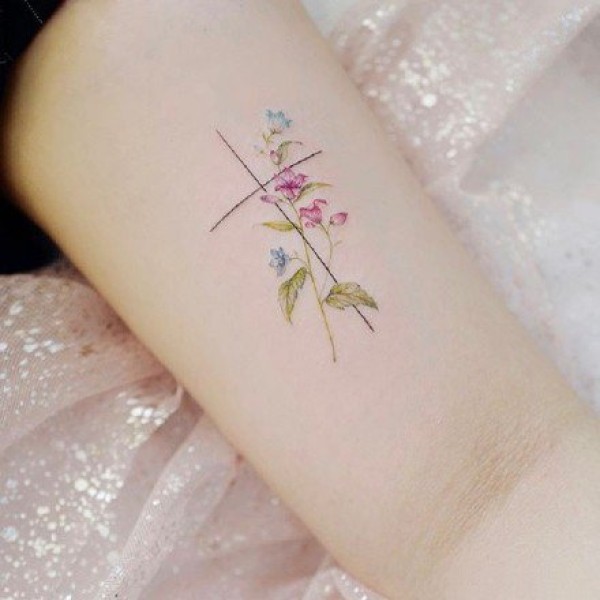 很多女生喜欢的小清新纹身图案作品18张