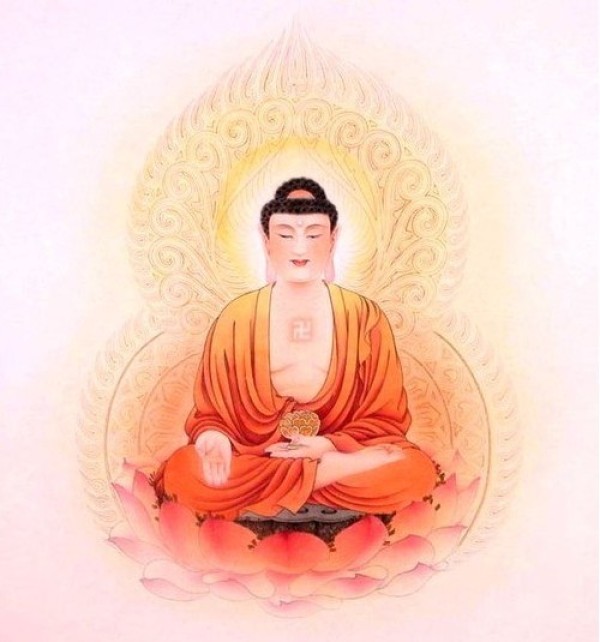 来了一张佛的手稿