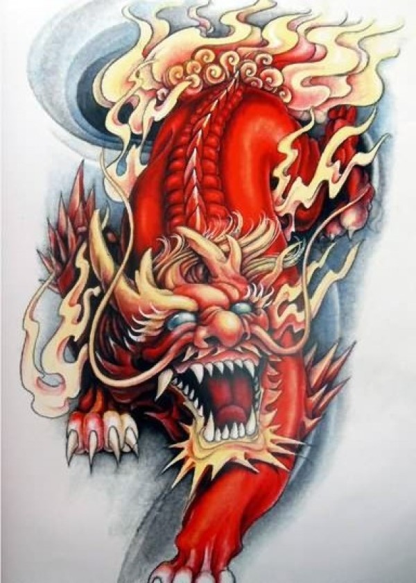 奉献一个非常漂亮的火麒麟手稿