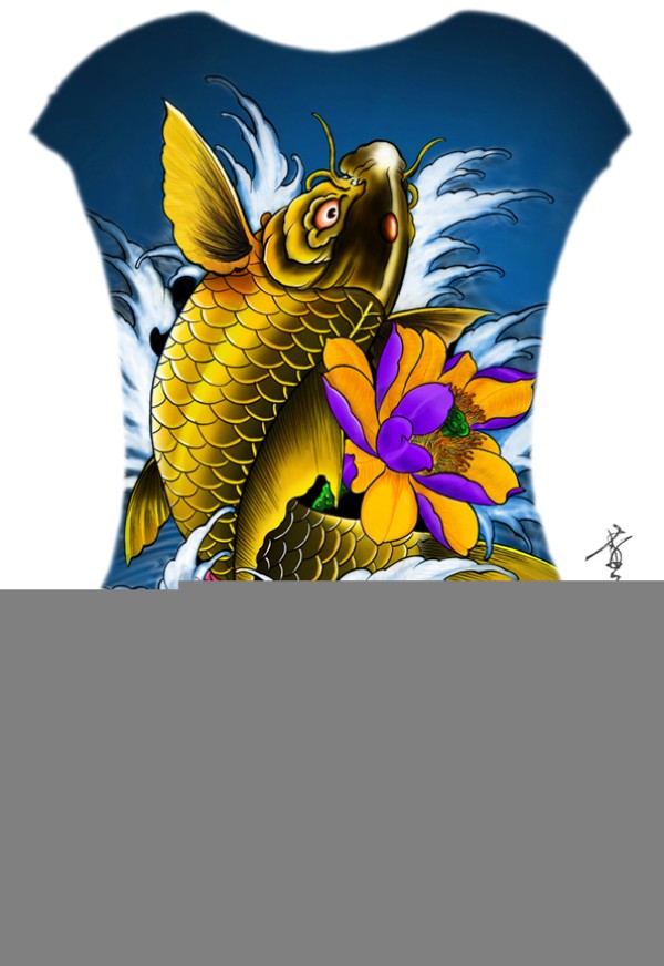 满背大鲤鱼素材