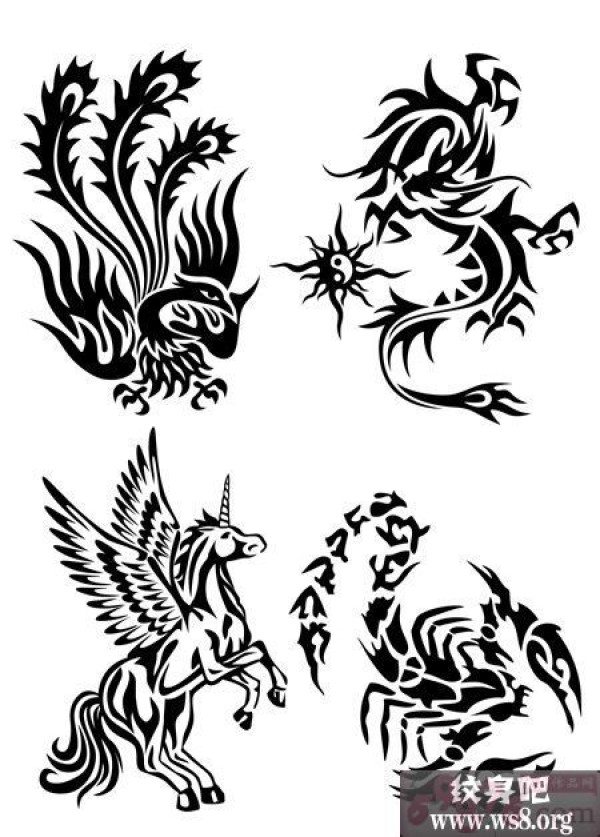 图腾刺青手稿图案大全图案