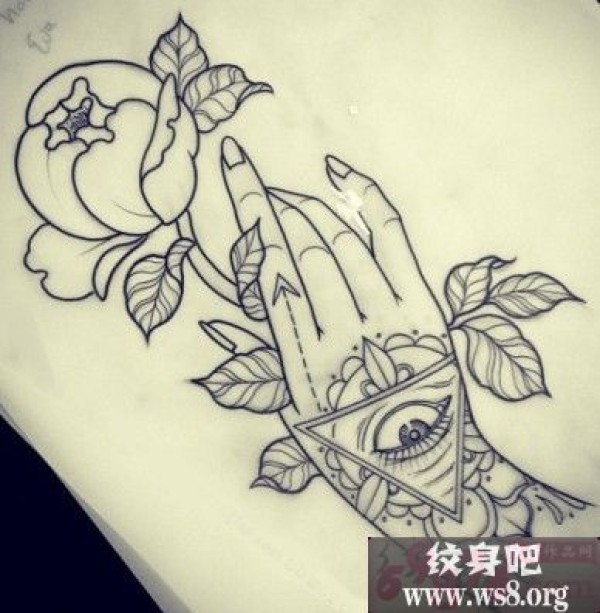 时尚创意设计刺青手稿图案