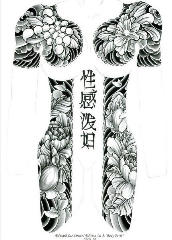 谁敢纹？性感泼妇手稿+女性纹身蟒蛇摄影作品