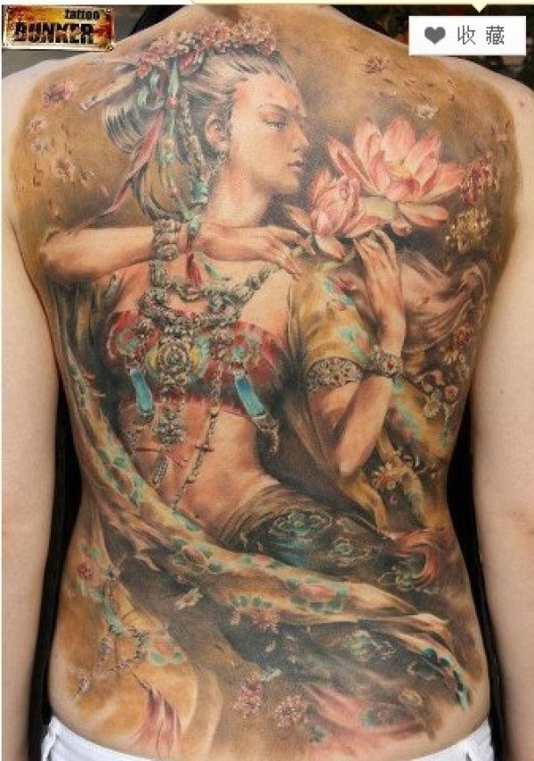 敦煌壁画古代女性图案