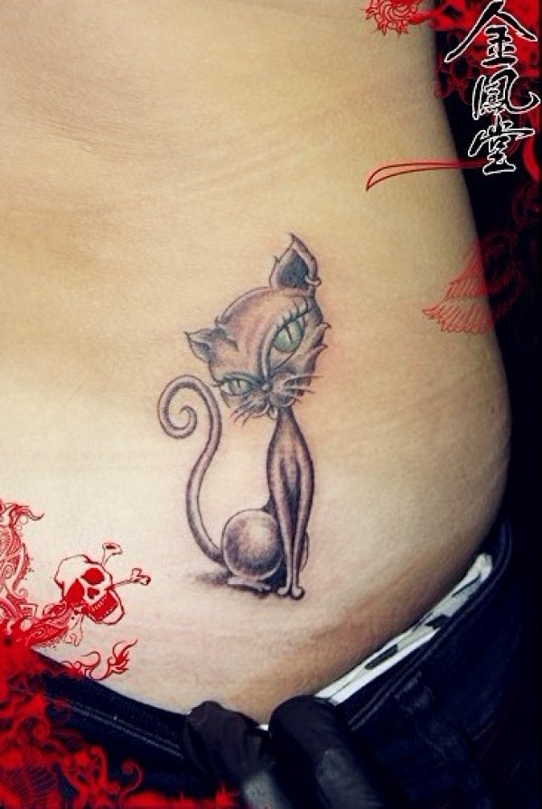 小猫纹身