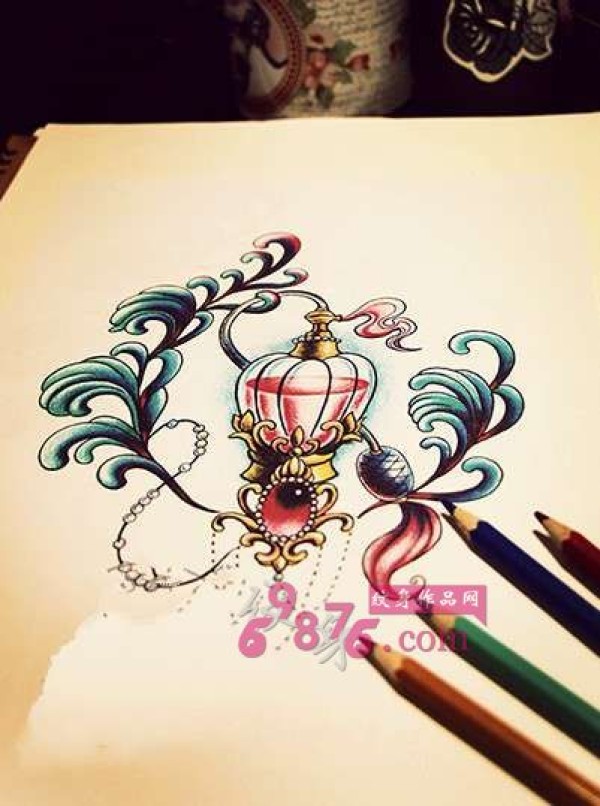 复古欧美风纹身手稿