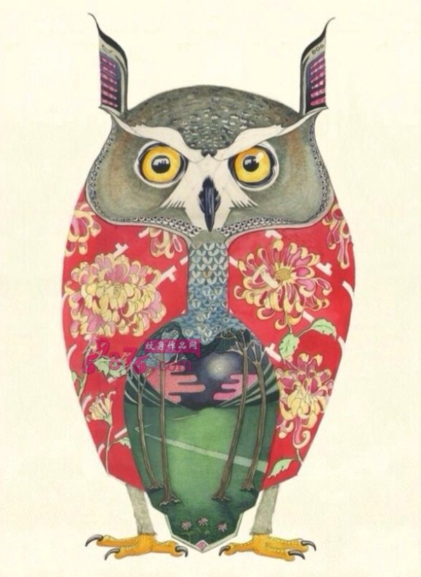 动物插画艺术纹身手稿