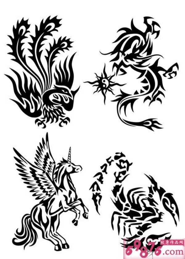 图腾纹身手稿图案大全