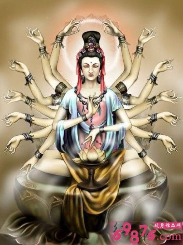 千手观音纹身手稿