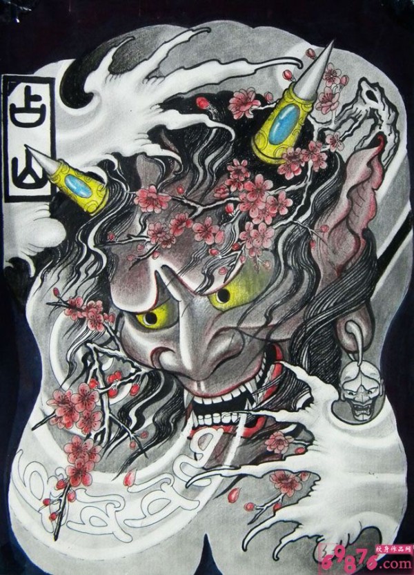 死神纹身手稿
