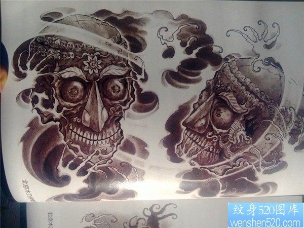传统年鉴纹身手稿（38）