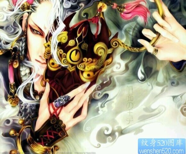 个性人物纹身图案