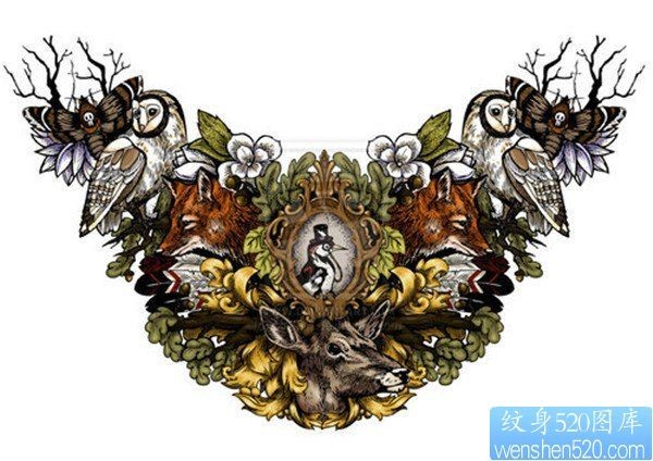 个性纹身手稿作品