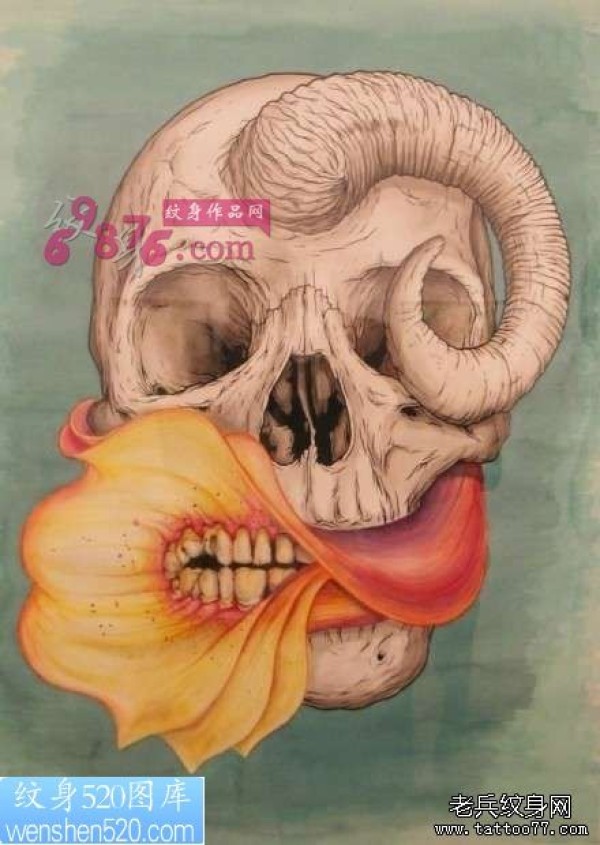 个性的纹身手稿作品