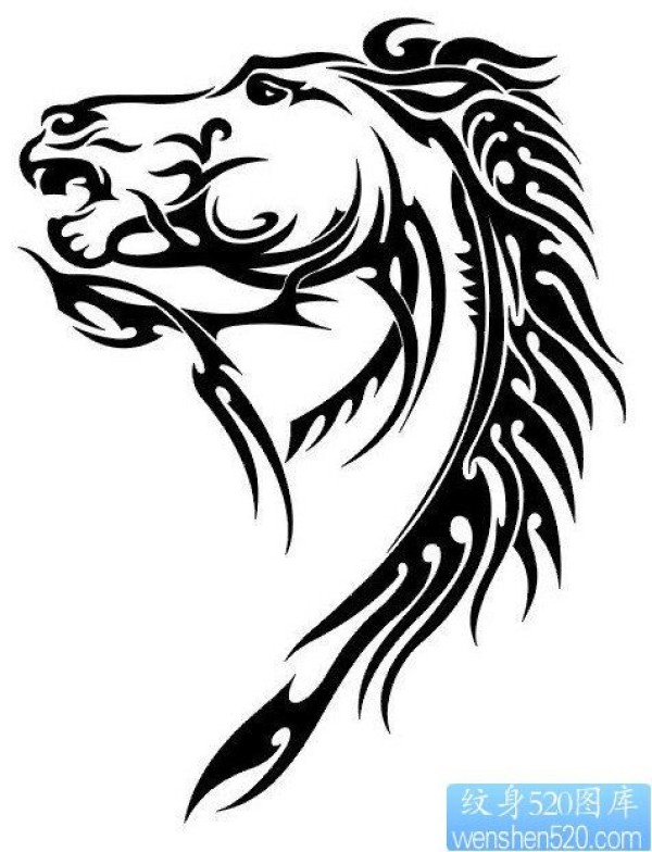图腾马刺青图片