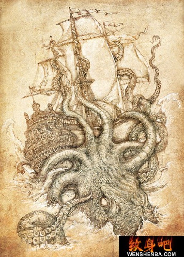 挪威海怪手稿