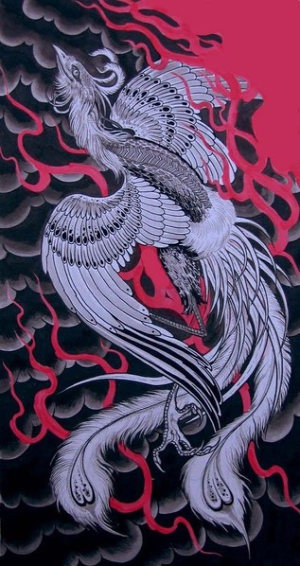 霸气凤凰手稿