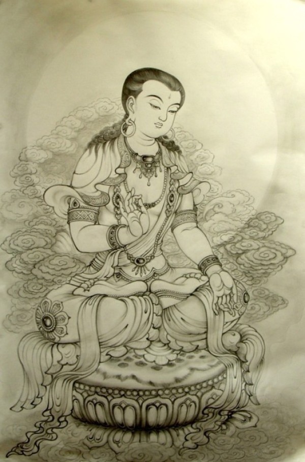 佛教纹身手稿