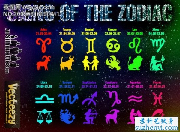 可爱的星座纹身大全