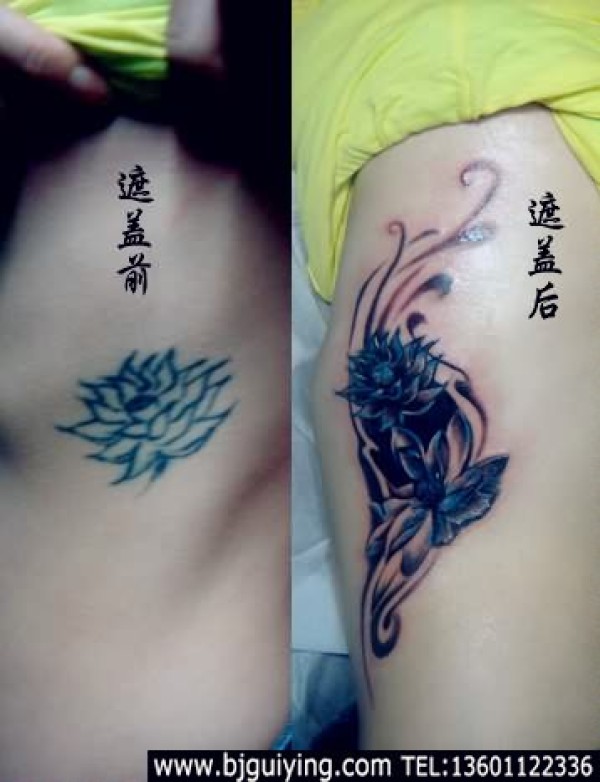 纹身图案修改作品纹身遮盖修改