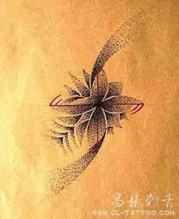 福州点刺纹身点刺法渐变纹身个性设计纹身_经