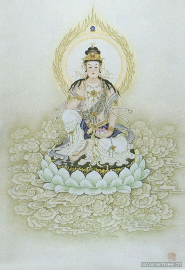 观音佛像手稿