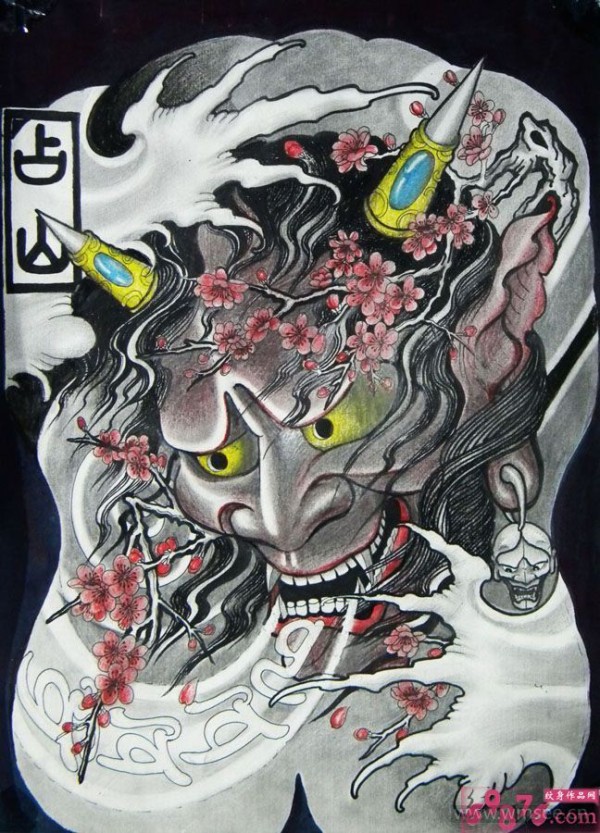 死神纹身手稿