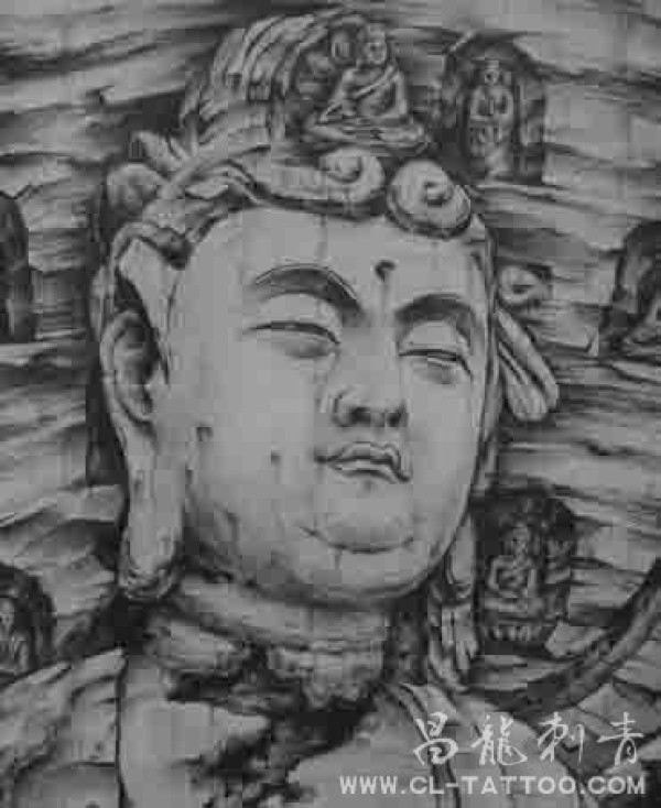 福州敦煌石窟纹身佛手稿_传统大图
