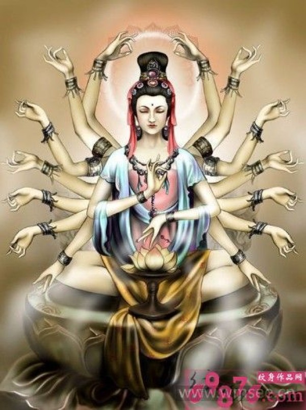 千手观音纹身手稿