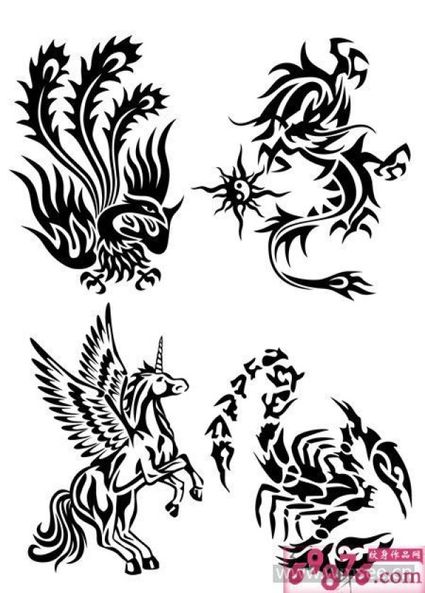图腾纹身手稿图案大全