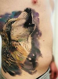 多种风格凶猛的狼纹身图案
