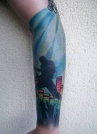手臂纹身图片   创意多彩的手臂纹身图案