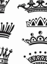 皇冠图腾系列纹身素材
