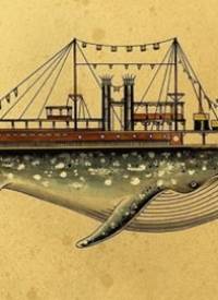 鲨鱼船纹身手稿图案