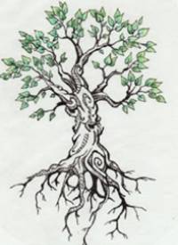 27张各种风格的树纹身手稿图案