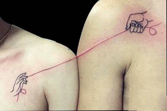 情侣纹身：秀恩爱很简单，40款优秀的情侣纹身图案