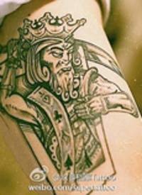 肌肉男胸膛艺术肖像纹身图片_肖像纹身图案大全_纹身图吧