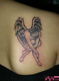 天使和魔鬼另类纹身_天使纹身图案大全_纹身图吧