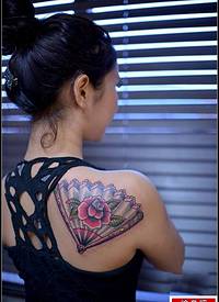 有爱的玫瑰花爱心纹身图案_玫瑰花纹身图案大全_纹身图吧