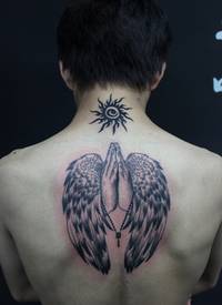天使翅膀1595_天使纹身图案大全_纹身图吧
